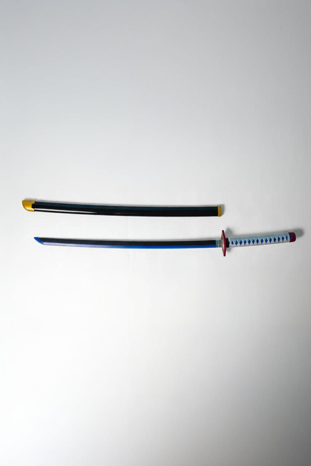 Demon Slayer Giyu Tomioka Neon LED Katana – 100cm Life-Size Light-Up Sword