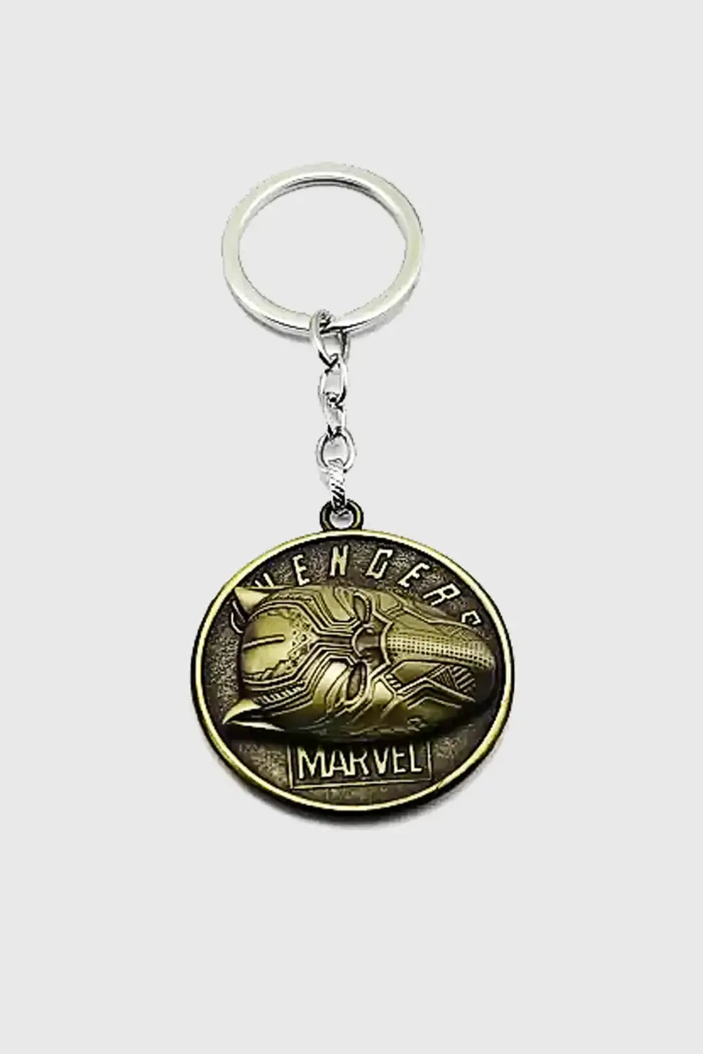 Show off your style with this Black Panther face metal spinner keychain, crafted from premium-quality metal for durability and a sleek finish. Featuring a smooth spinning mechanism, this keychain is perfect for keys, backpacks, or as a collectible accesso