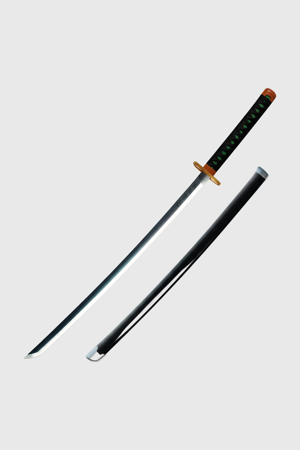 Demon Slayer Muichiro Tokito katana with misty neon blue LED glow