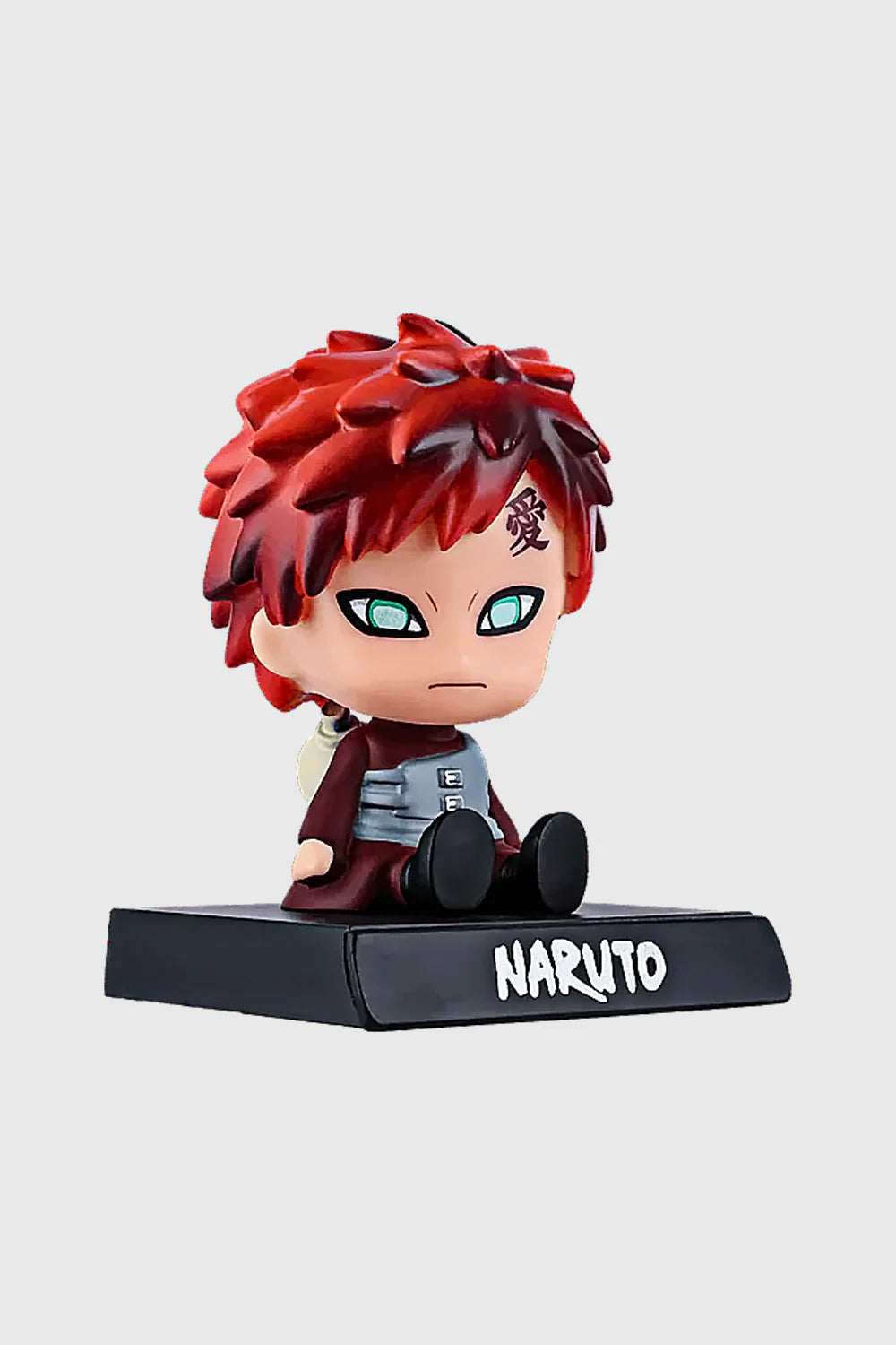Gaara Chibi Bobblehead Figure & Phone Stand - Naruto Shippuden Collectible Toy DemonFlare