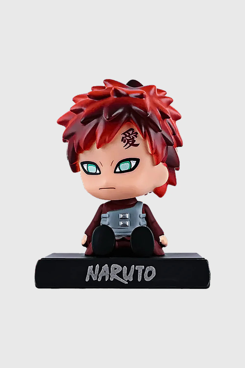 Gaara Chibi Bobblehead Figure & Phone Stand - Naruto Shippuden Collectible Toy DemonFlare