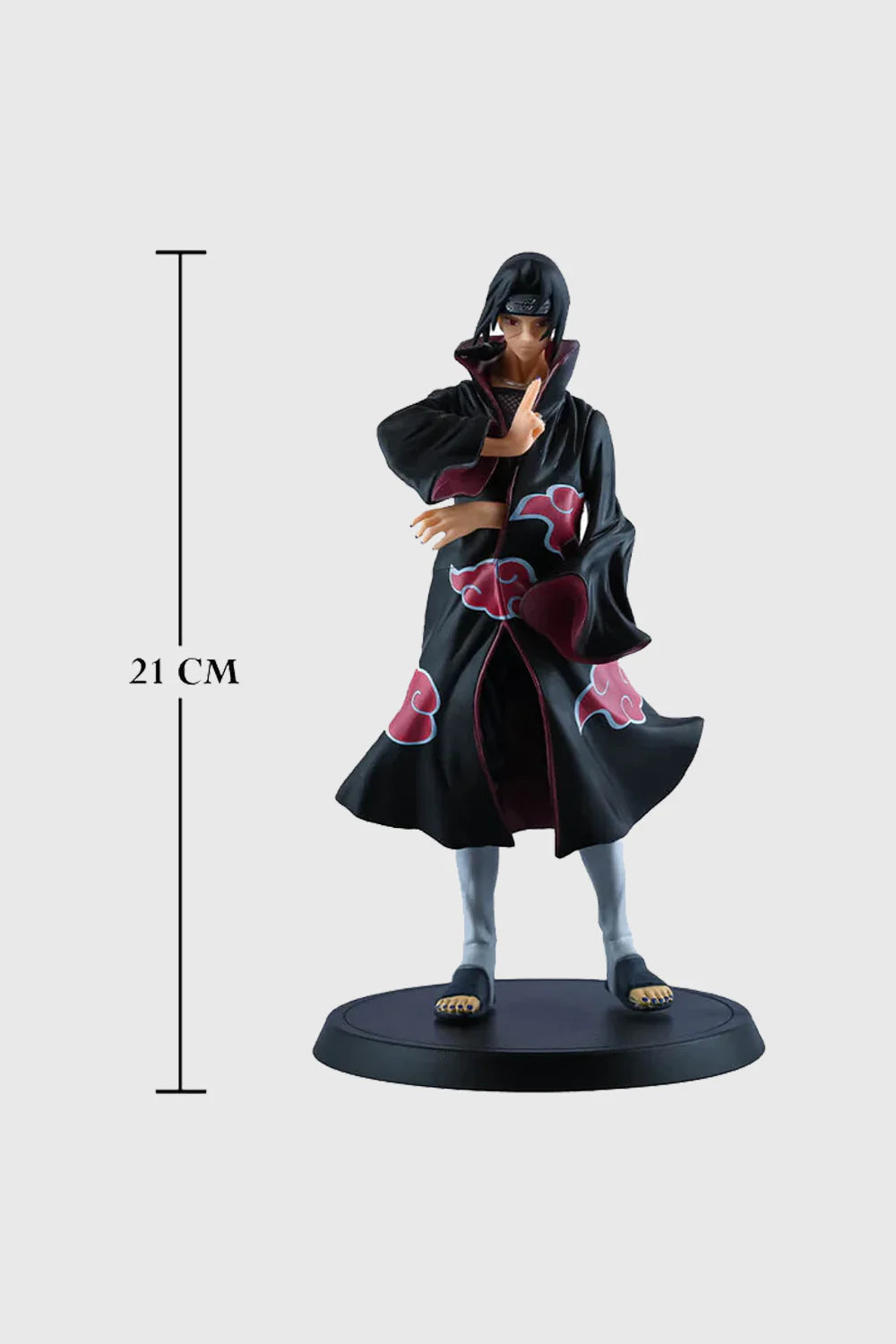 Itachi Uchiha Akatsuki Action Figure – 21 cm Naruto Shippuden Collectible DemonFlare
