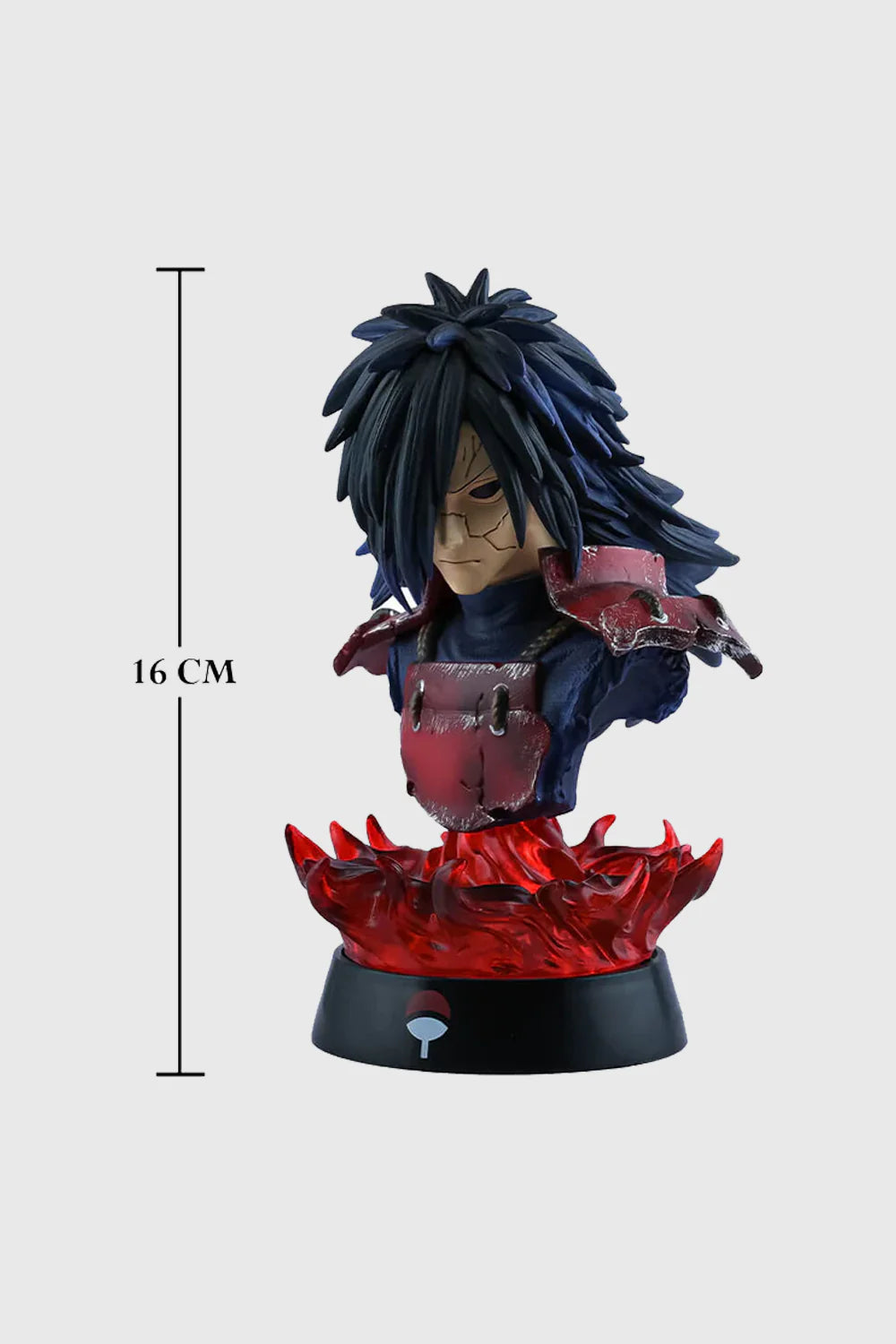 Madara Uchiha Bust Statue – 16 cm Naruto Shippuden Collectible Figure DemonFlare