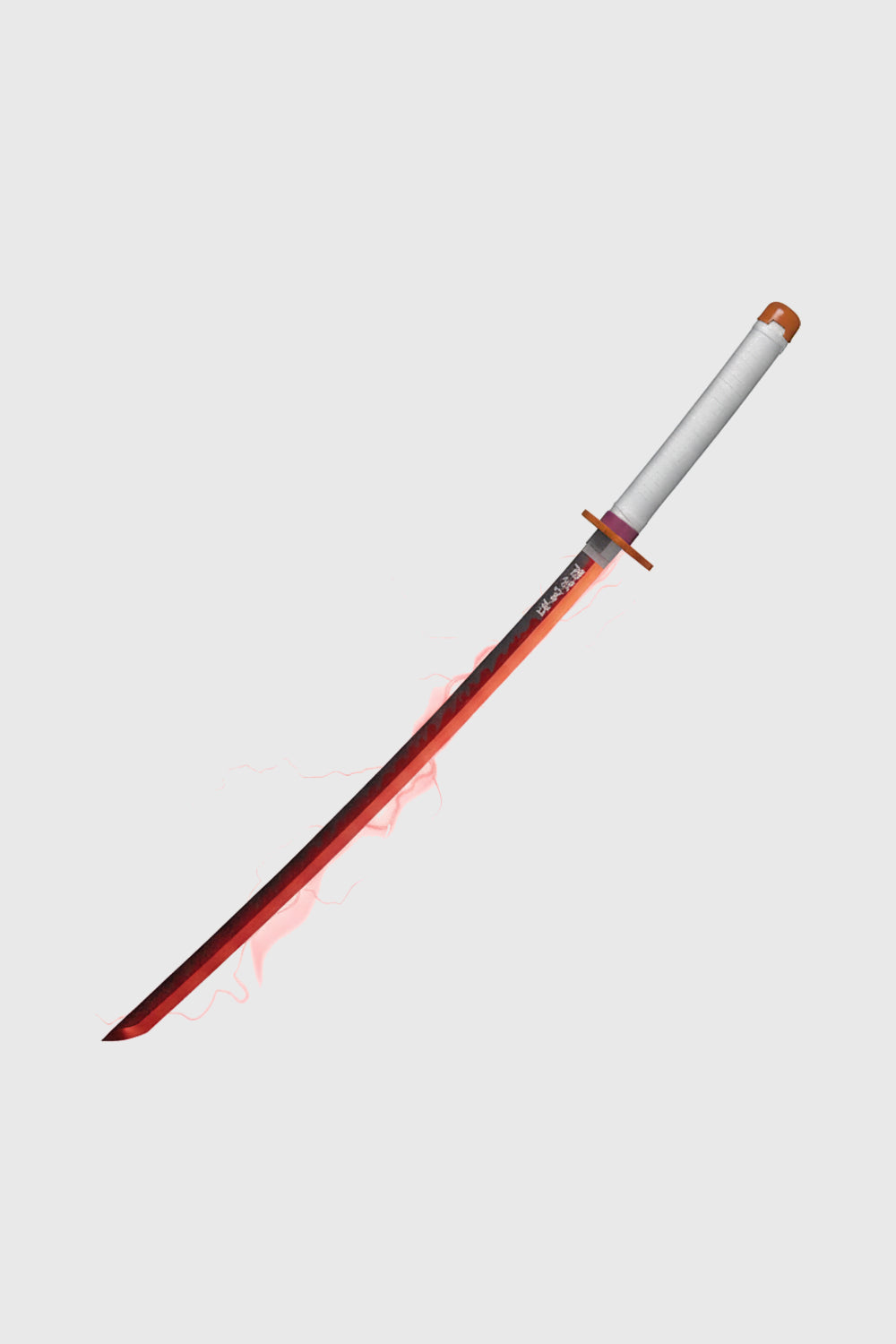 Demon Slayer Kyojuro Rengoku Neon LED Katana – 100cm Life-Size Light-Up Anime Sword