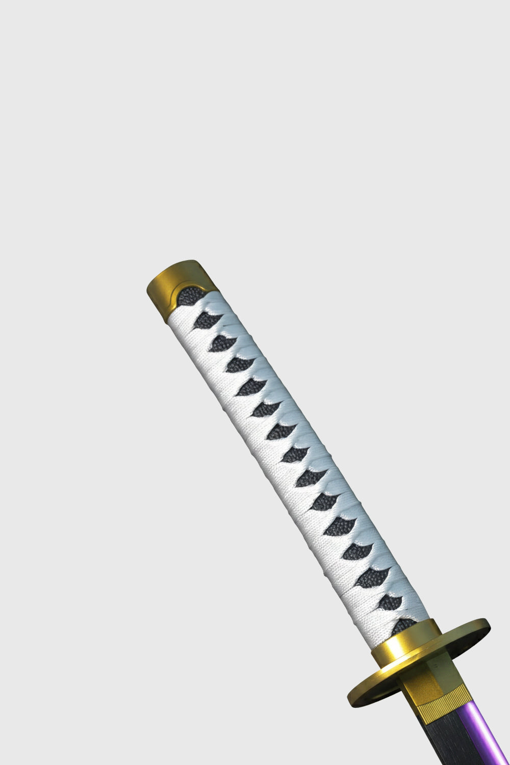 100cm life size Wado Ichimonji sword replica with LED illumination