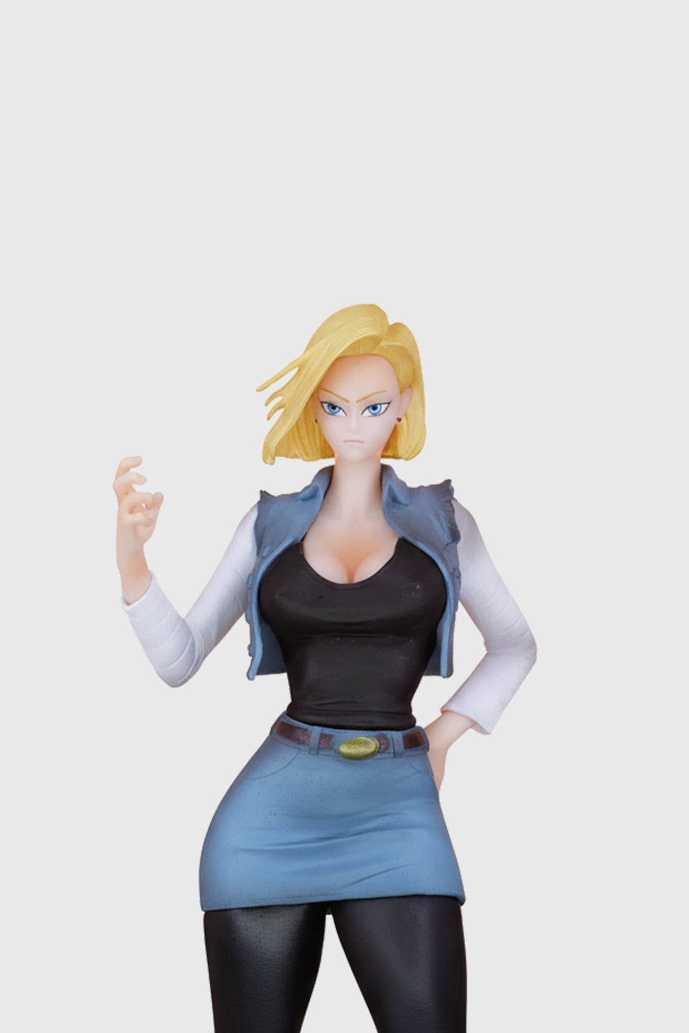 DBZ Android 18 anime statue with detailed sculpting