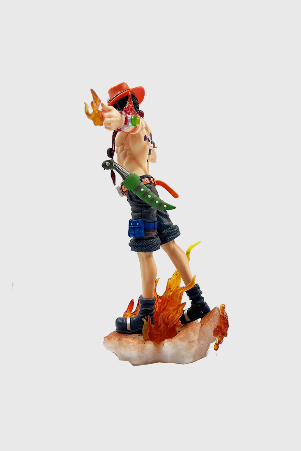 Portgas D. Ace Action Figure with Flame Effects