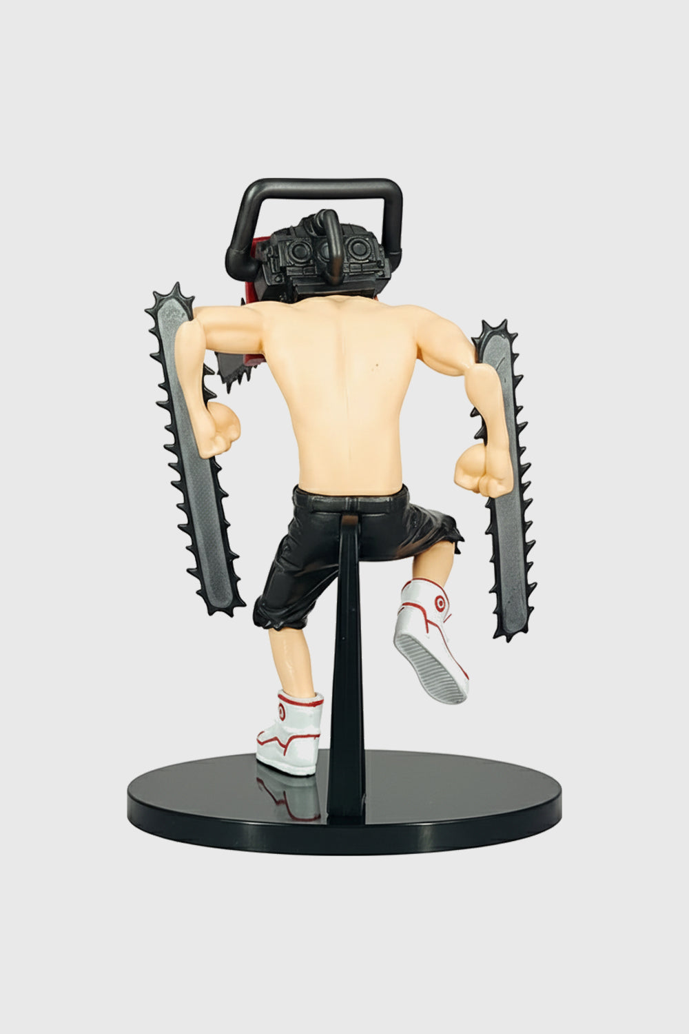 Back view of Denji collectible statue from Chainsaw Man