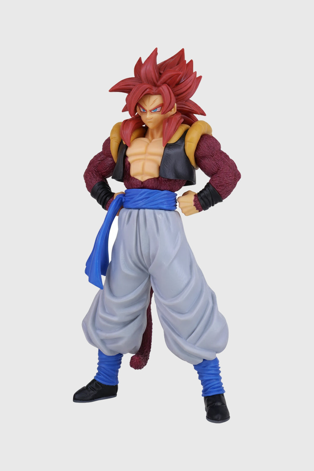 27 CM Gogeta SSJ4 Dragon Ball GT PVC action figure — premium Super Saiyan 4 anime collectible statue with detailed sculpting and vibrant colors.