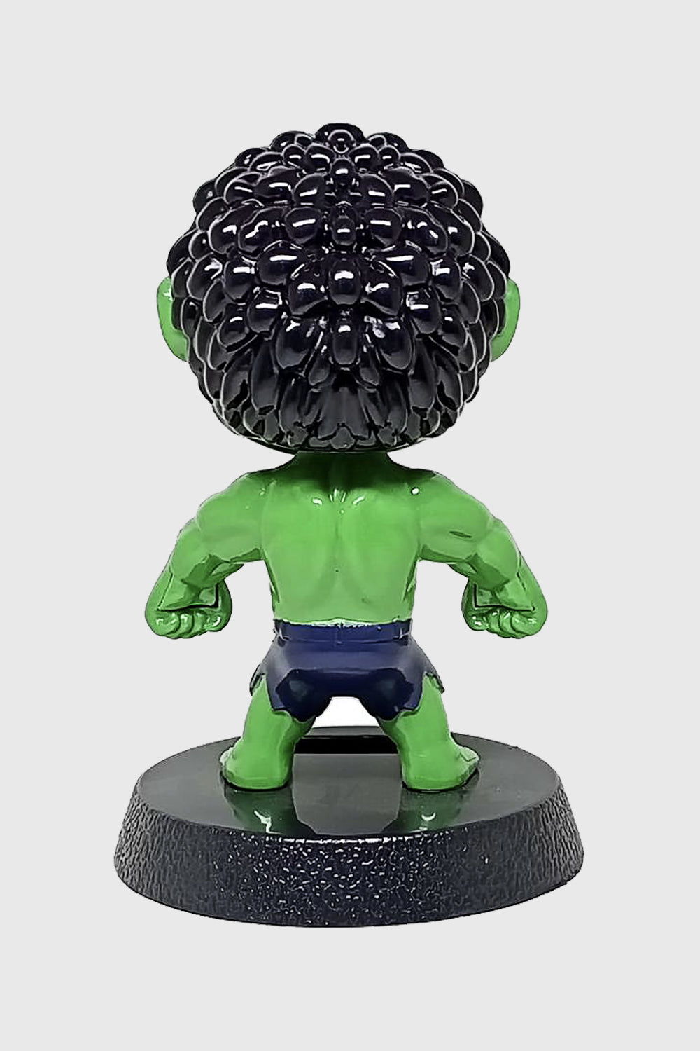 Green Hulk action figure solar bobblehead for Marvel fans