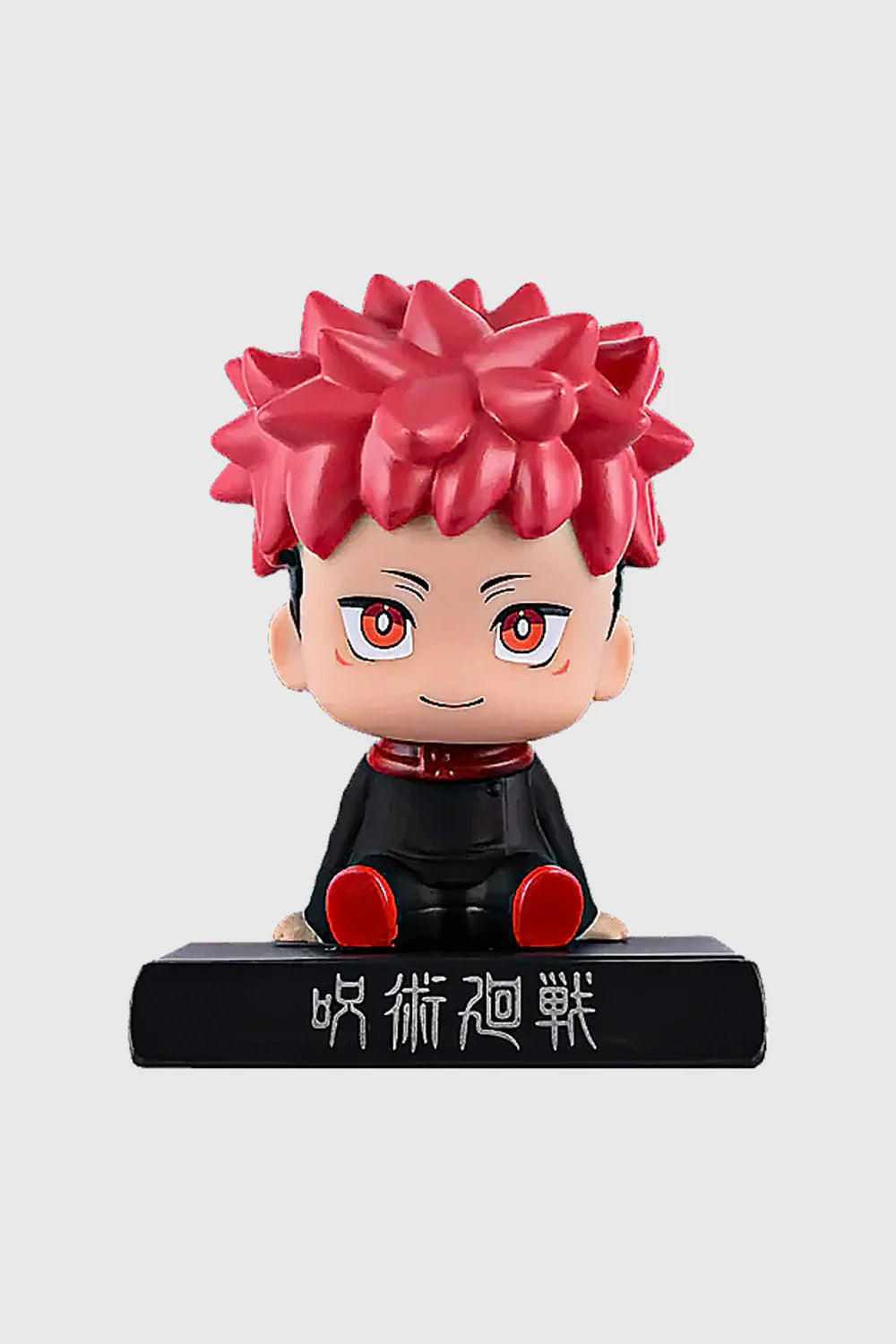 Jujutsu Kaisen Yuji Itadori Mini Bobblehead – Chibi Anime Desk Toy (12 cm) DemonFlare