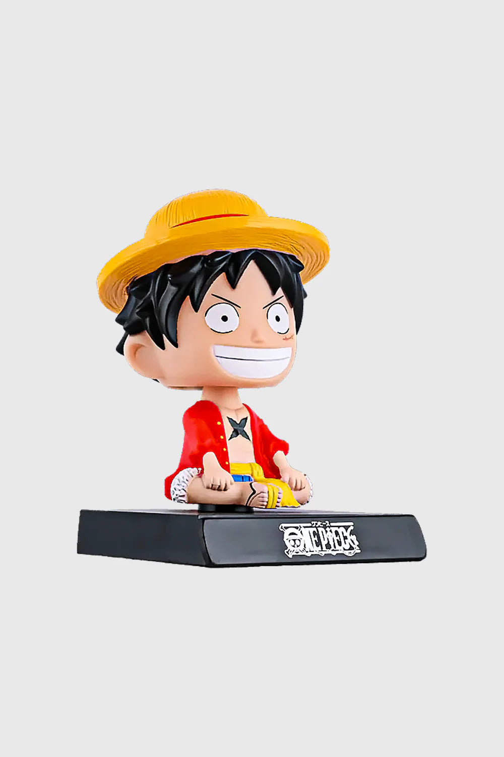 One Piece Monkey D. Luffy Mini Bobblehead – Chibi Anime Desk Toy (12 cm) DemonFlare