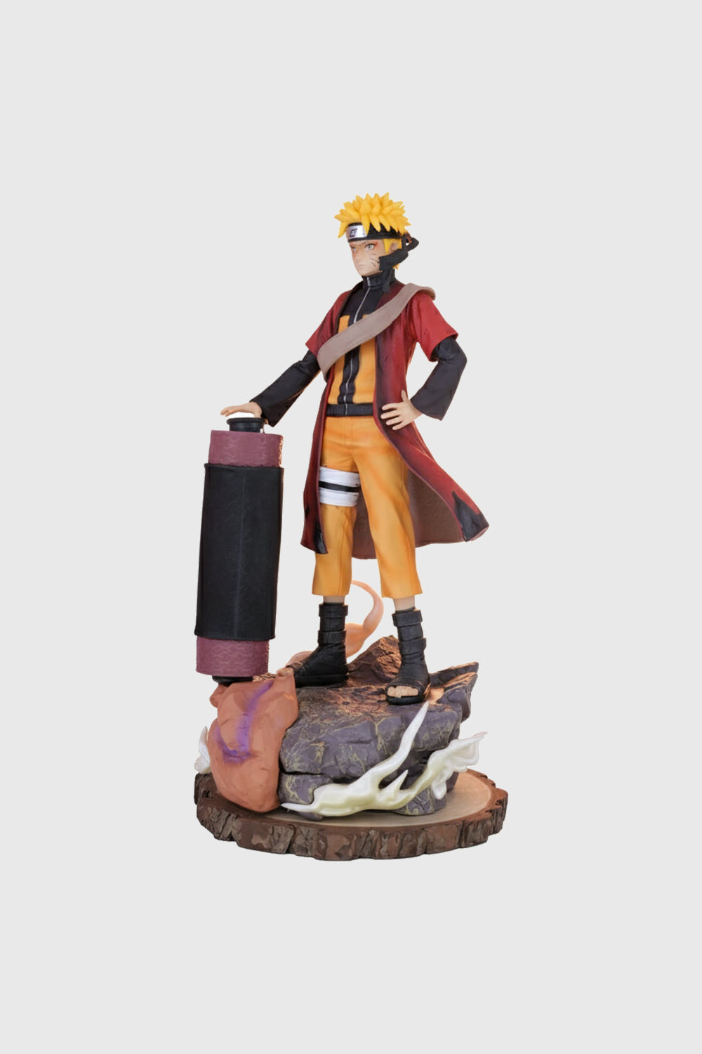 “Naruto collectible figure dynamic battle pose”