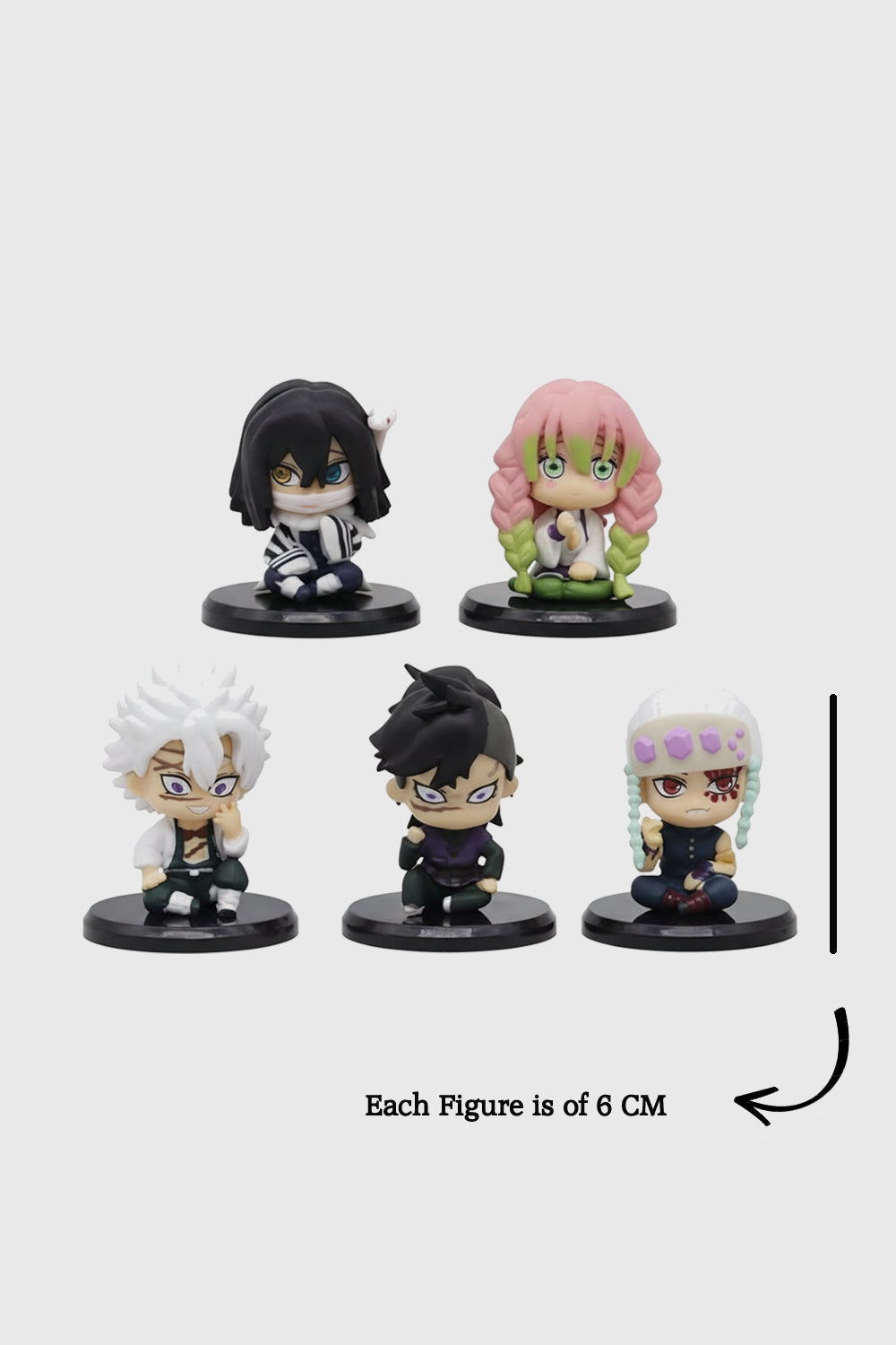 Demon Slayer mini figures set of 5 characters