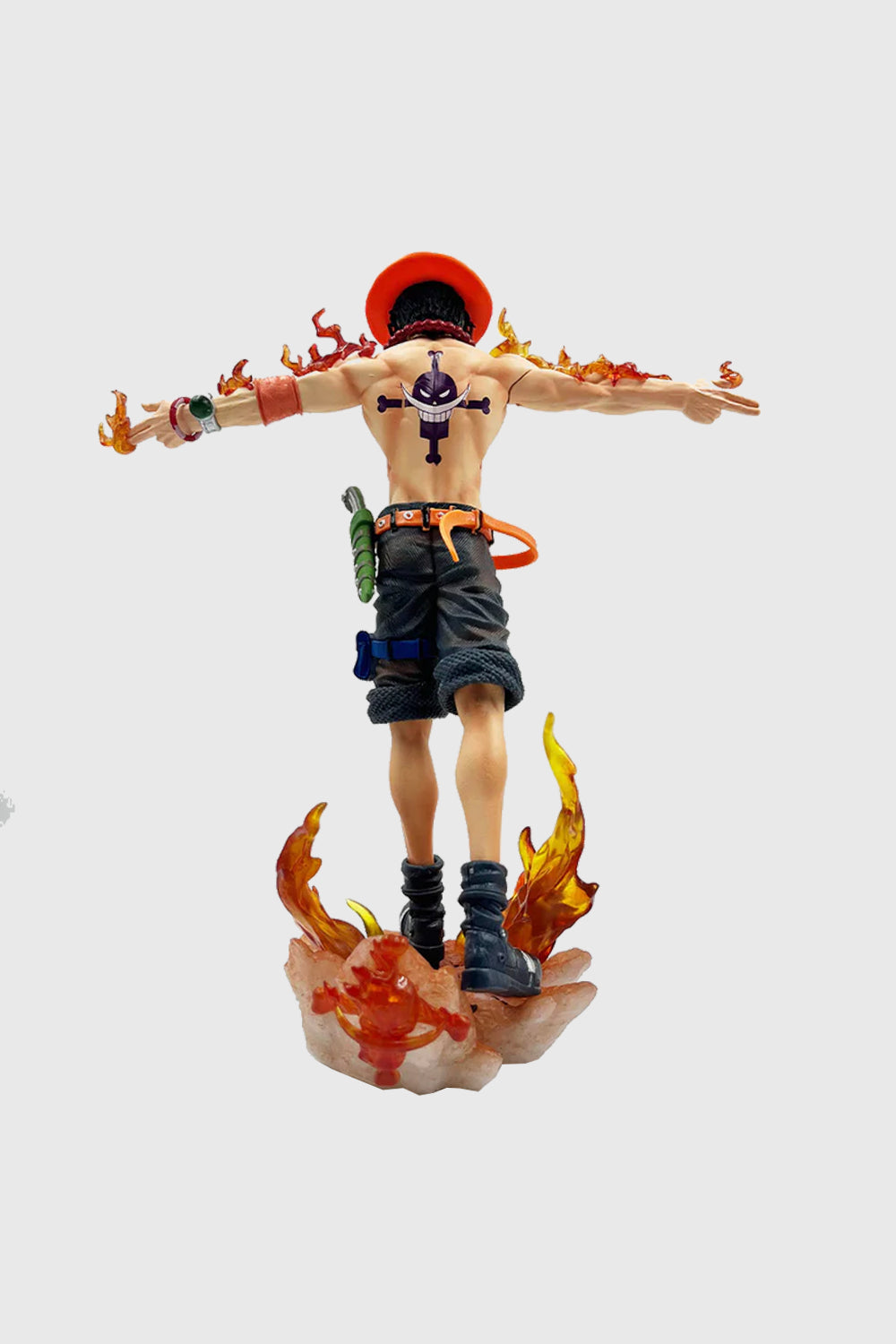 One Piece Portgas D. Ace Figure on Fire Display Base