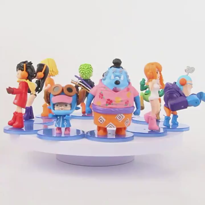 Detailed One Piece Egghead Island arc toy figures for decoration