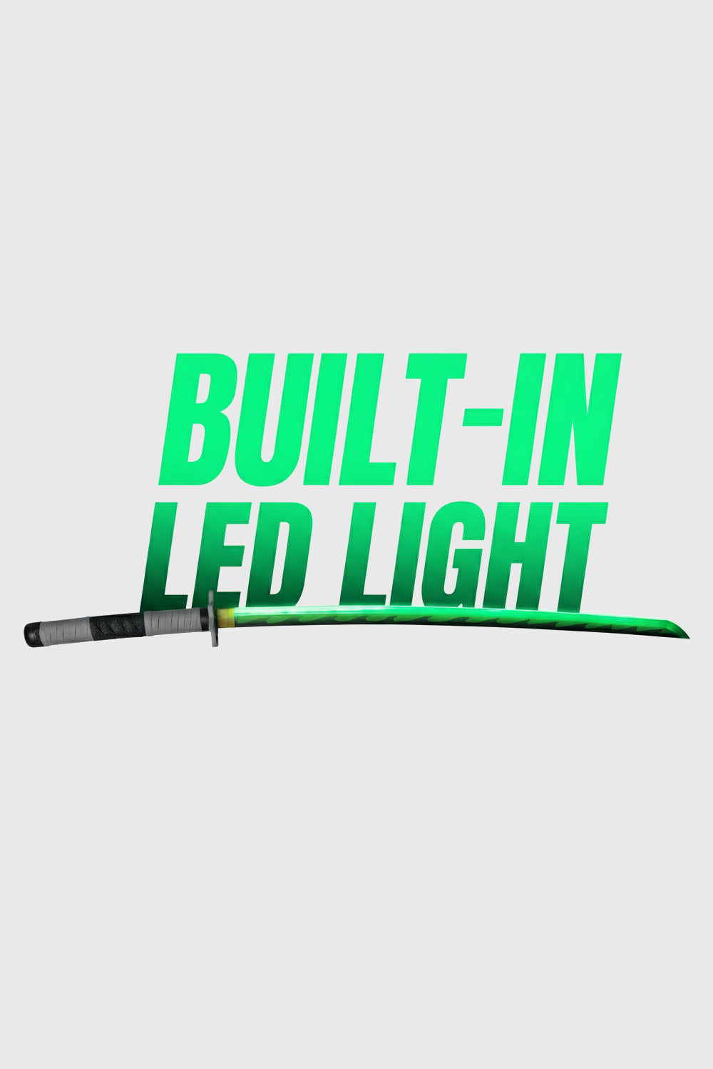 Demon Slayer Sanemi Light-Up Katana Blade with Neon Glow