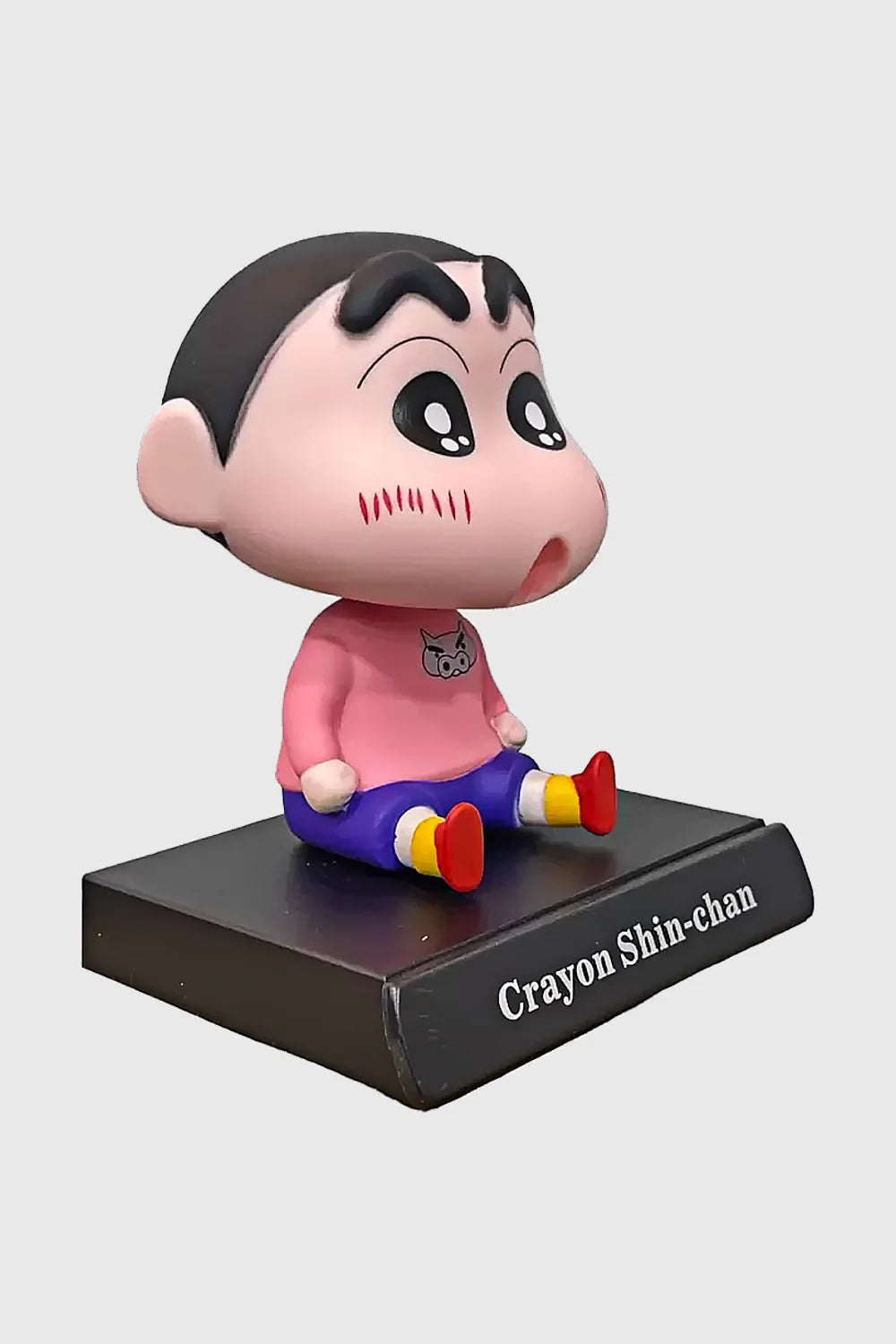 Shinchan Bobblehead – Pink T-Shirt Collectible (12 CM) DemonFlare