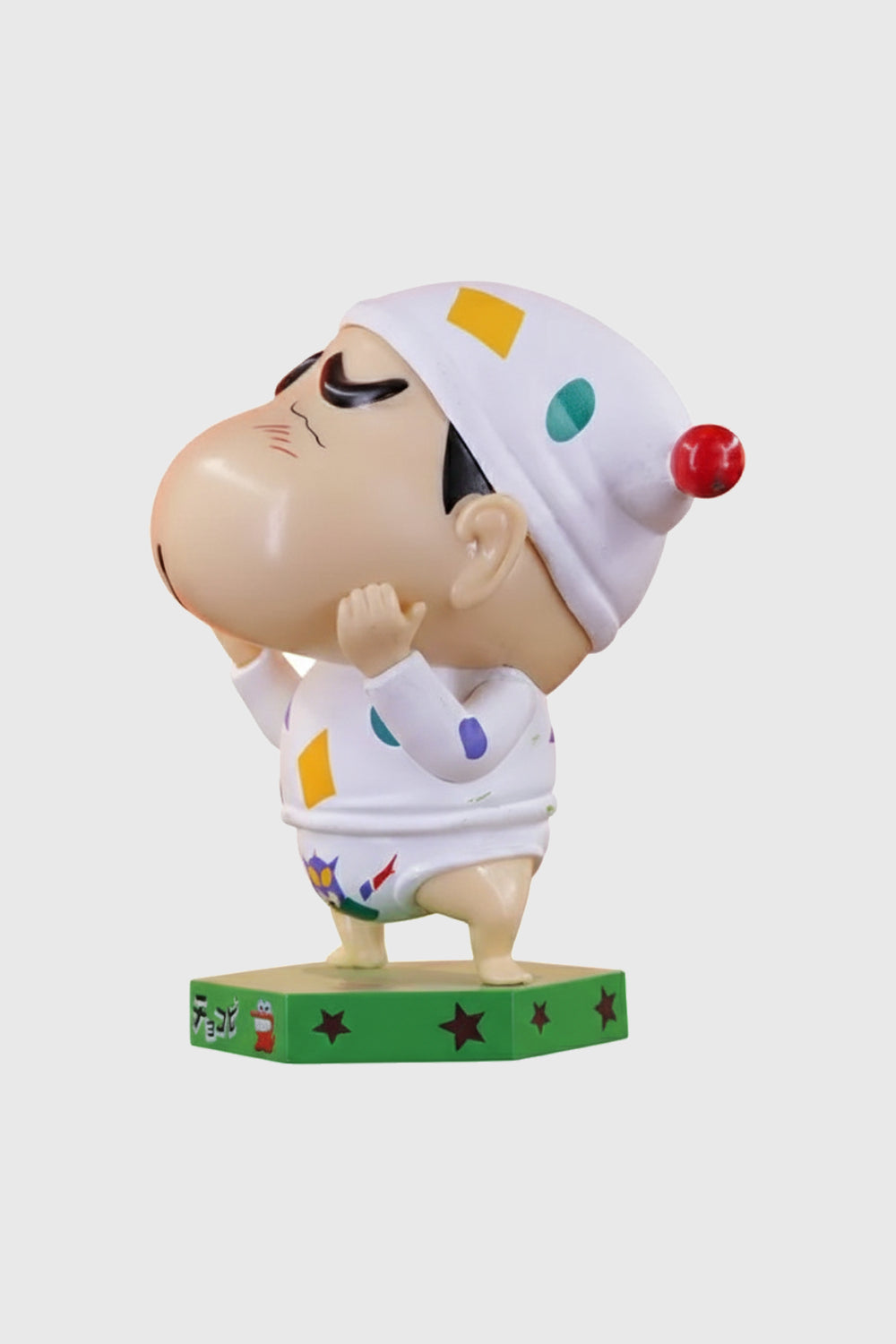Cartoon Shinchan Figurine in White Nightsuit 11.5 cm