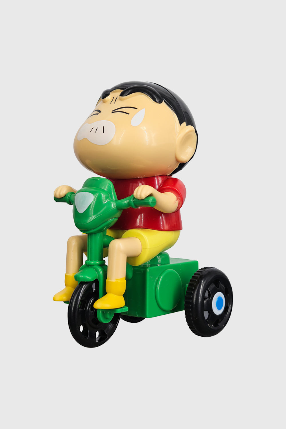 Shinchan toy online red shirt cycling figure