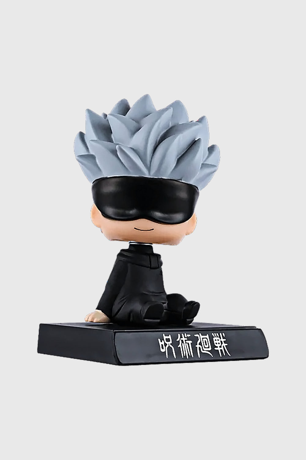 Gojo Satoru Bobble Head and mobile holder – Jujutsu Kaisen Anime Figurine, 13.5 cm PVC Collectible