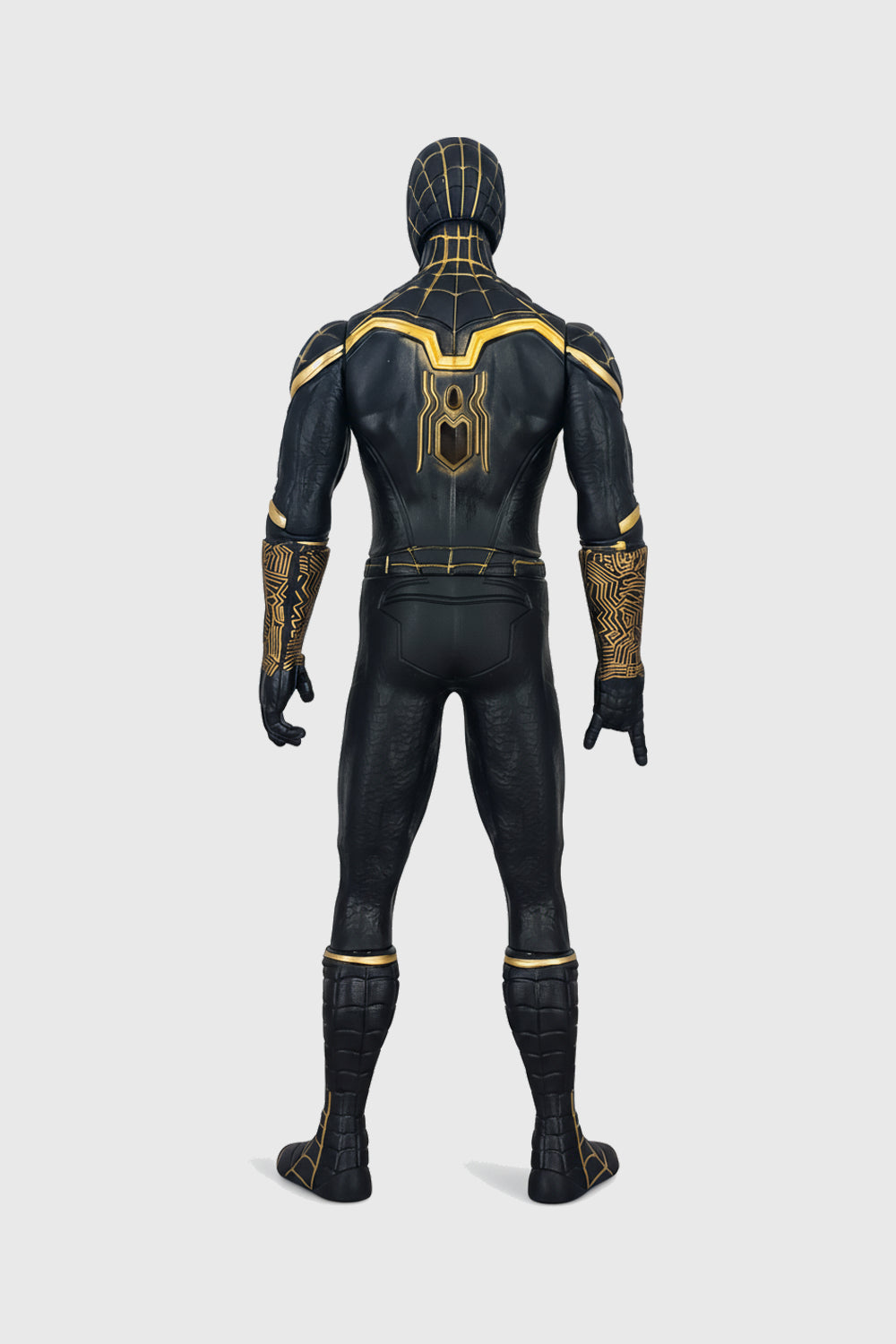Spider-Man Peter Parker Black and Gold Zentai Suit collectible figure
