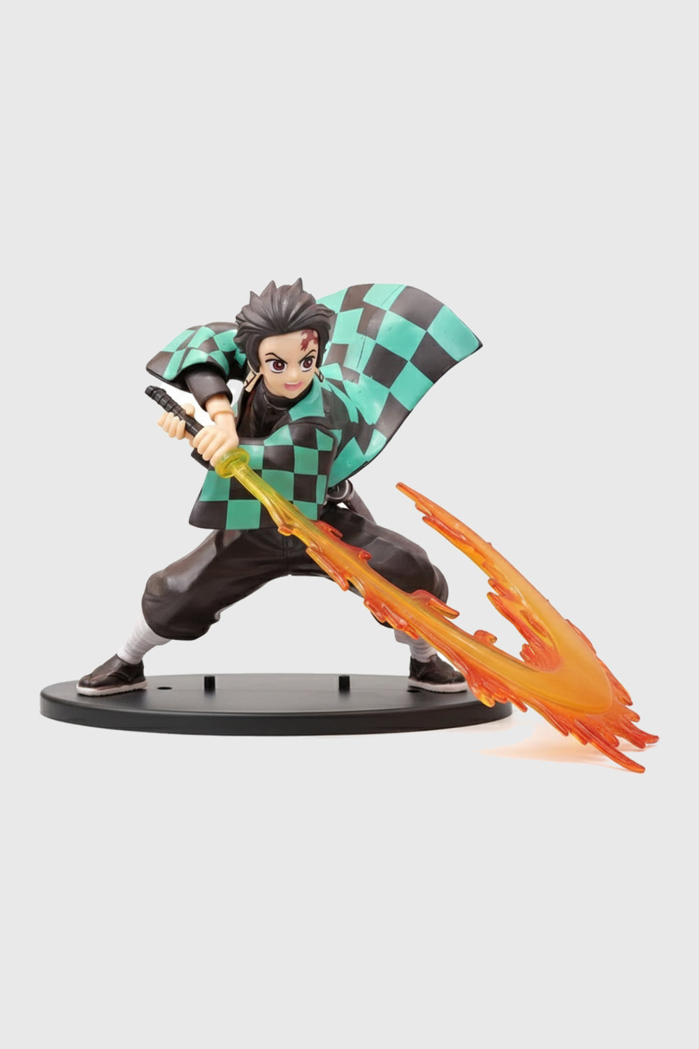 Tanjiro Kamado Demon Slayer fire attacking mode action figure 16 cm