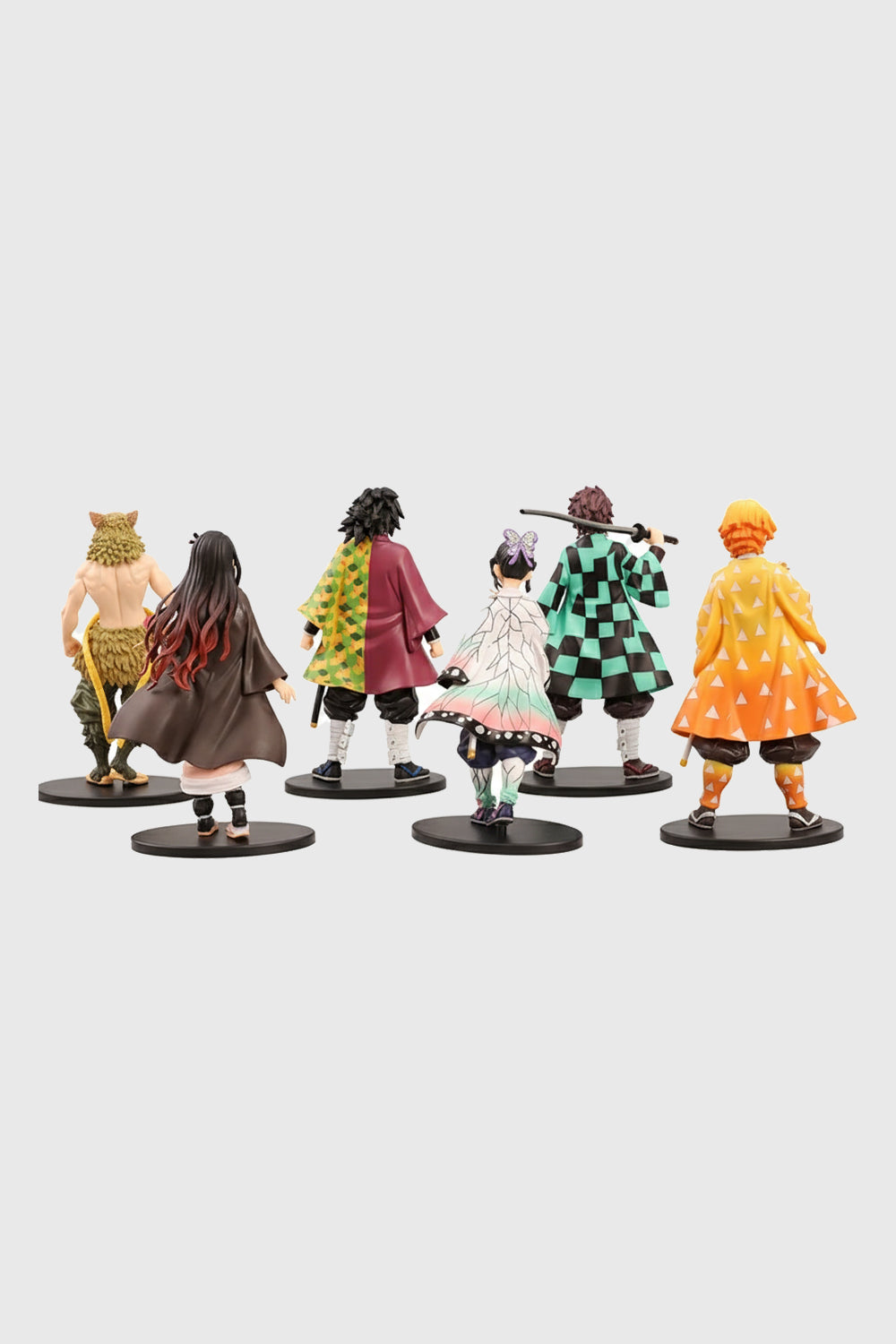Tanjiro Nezuko Zenitsu Inosuke Giyu Shinobu figures