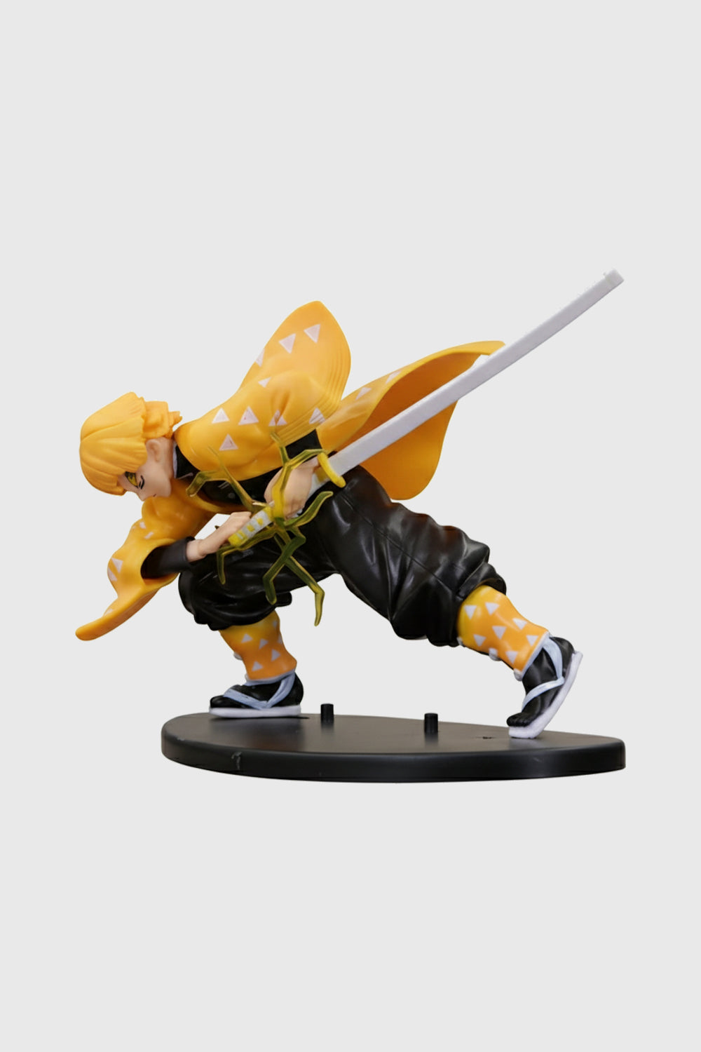 Back view of Zenitsu Agatsuma collectible statue